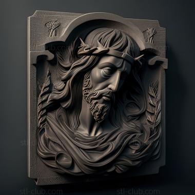 3D model st jesus (STL)